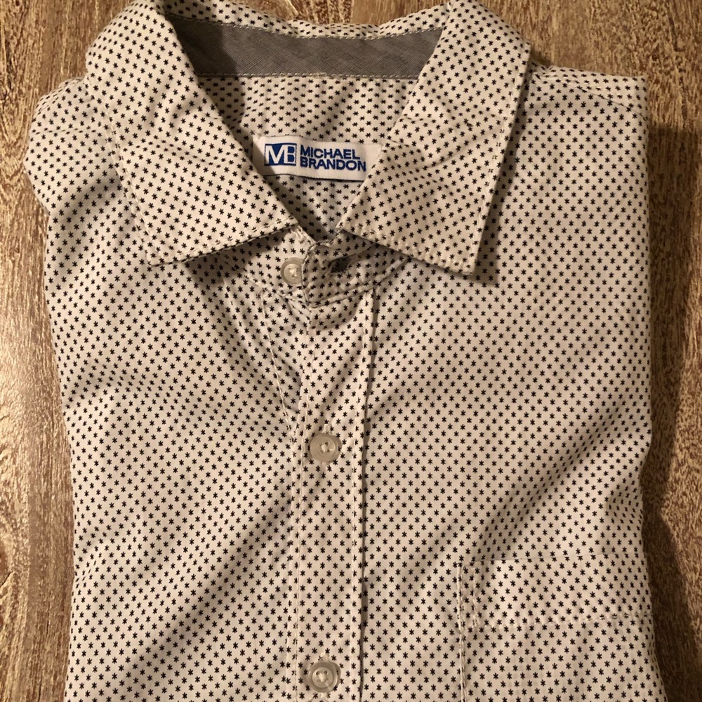 Michael Brandon Short Sleeve Button Down